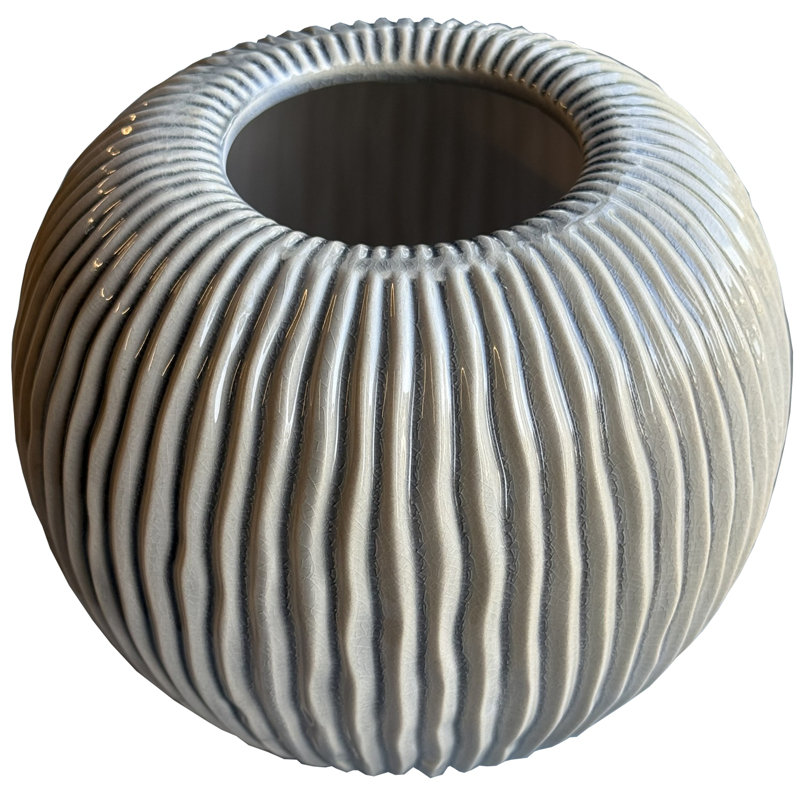 Catheline Handmade Ceramic Table Vase, 19cm H x 22cm W x 22cm D