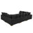 Large Seating Corduroy Modular Sleeper Sectional-736841938