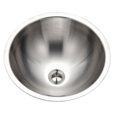 Houzer Club 16.75'' Metal Circular Bathroom Sink