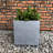 12 in. Medium Stone Gray Concrete Square Planter / Pot with Drainage Holes for Indoor & Outdoor, Upgraded Interior-33045136-120328325