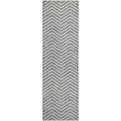 Premium Machine Washable Prisco Gray Rug