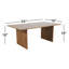 Banc en bois Keady