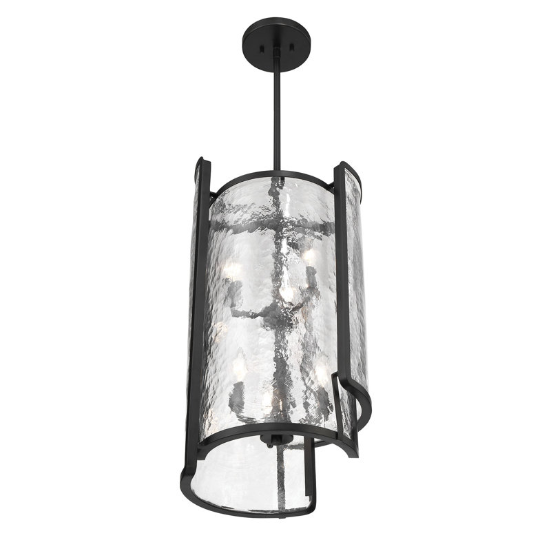 Luminaire suspendu cylindrique à 6 lumières Madeleyn