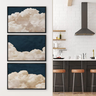 Illustration de nuages duveteux - 3 pièces