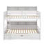 Lit superposé simple avec tablettes intégrées et tiroir de rangement-118031923