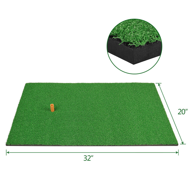 Tapis de gazon gazon synthétique, H 32 po x l 20 po x P 1 po