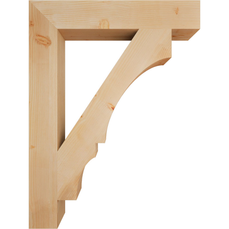 Support de bloc Balboa, Sapin de Douglas lisse, L 5 1/2 po x P 36 po x H 48 po