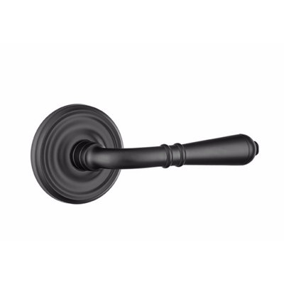 Emtek Modern Classic Brass Privacy Leverset w/ Disk Rosette & Luzern Lever (CF)