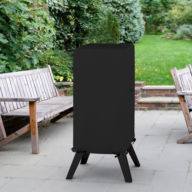 Blue Elephant 63.5cm W x 55.9cm D Grill Cover, Black