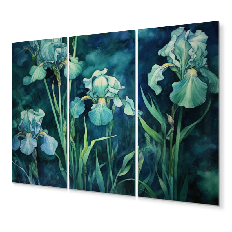 Farmhouse Plants & Flowers Wall Decor on Metal