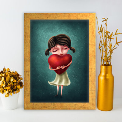 Single Picture Frame Painting on Wood