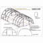 Abri de rangement simple en treillis l 30 pi x L 65 pi x H 15 pi PE