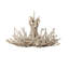 Two-Tier Wood Chandelier