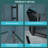 Bi Tempered Glass Shower Door, 32"W X 72"H, Matte Black, Secure Hinges Waterproof Design