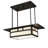 4 - Light Kitchen Island Linear Chandelier