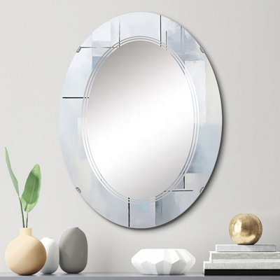 Farnon - Miroir mural moderne ovale