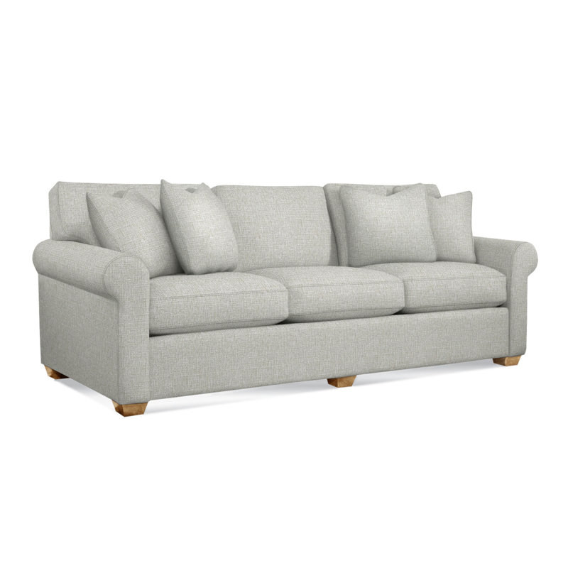 Canapé rembourré 98 po Bedford, Brown Geometric, 0456-33, Miel