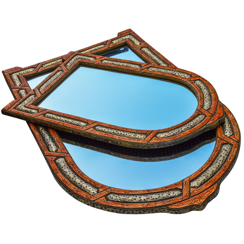 Flat Bone Wall Mirror