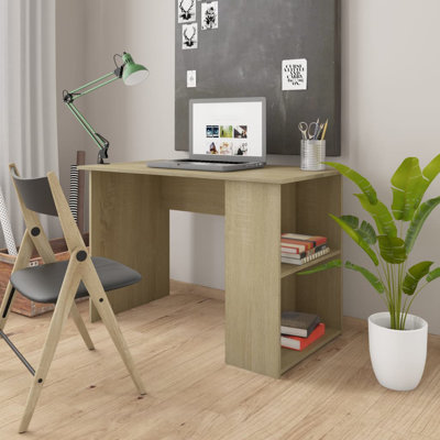 Desk Computer Desk Home Office Desk Workstation Table Engineered Wood