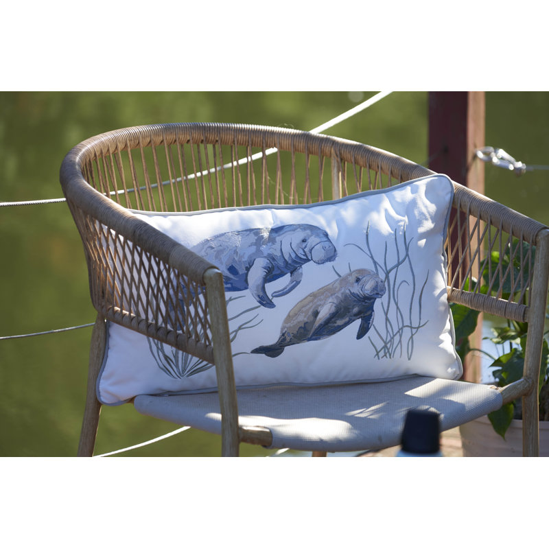 Manatee Lumbar Pillow