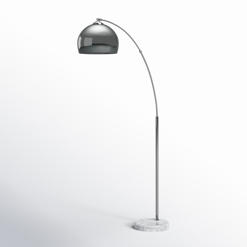  Lampe sur pied arquée 67 ", Chrome chrome