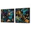 Shanklin - Ensemble de 2 collages floraux carrés-101851080-101851079