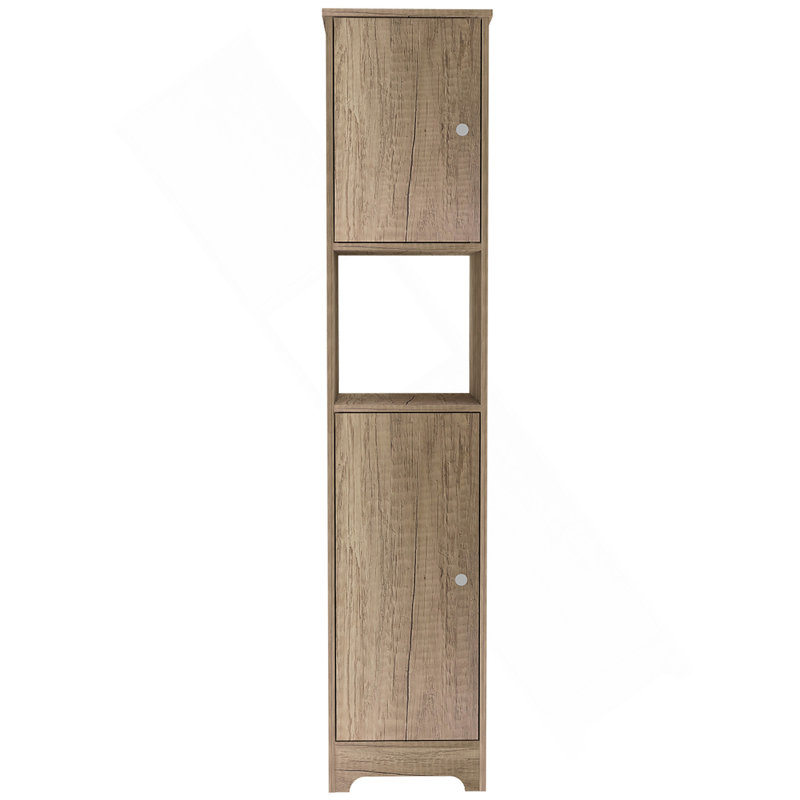 Armoire à linge en chêne clair Brighton, Chêne clair