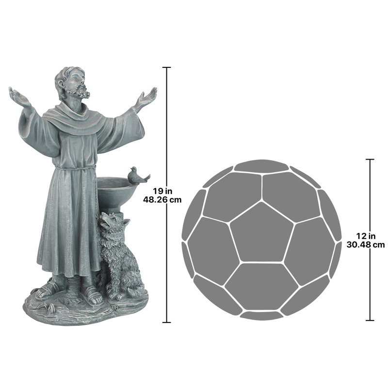 Statue de jardin bénédiction de Saint François