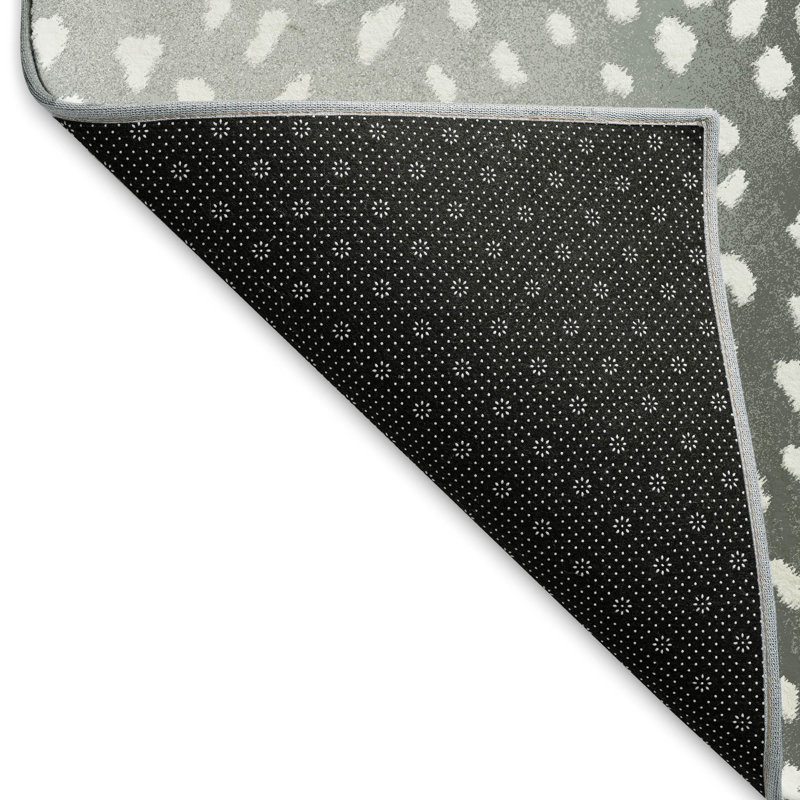 Premium Machine Washable Merilou AMF44 Gray Rug, Runner 2'3" x 7'6"