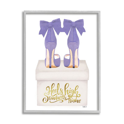 Talons hauts mauves par Amanda Greenwood