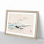 Beach Scene by Kono Bairei - Single Picture Frame Painting-55543930-55543931