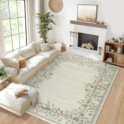 Floral Area Rug
