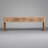 Old elm log TV cabinet