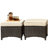 Grano Wicker 5 - Person Patio Conversation Set with Cushions-1801472097-1801472100