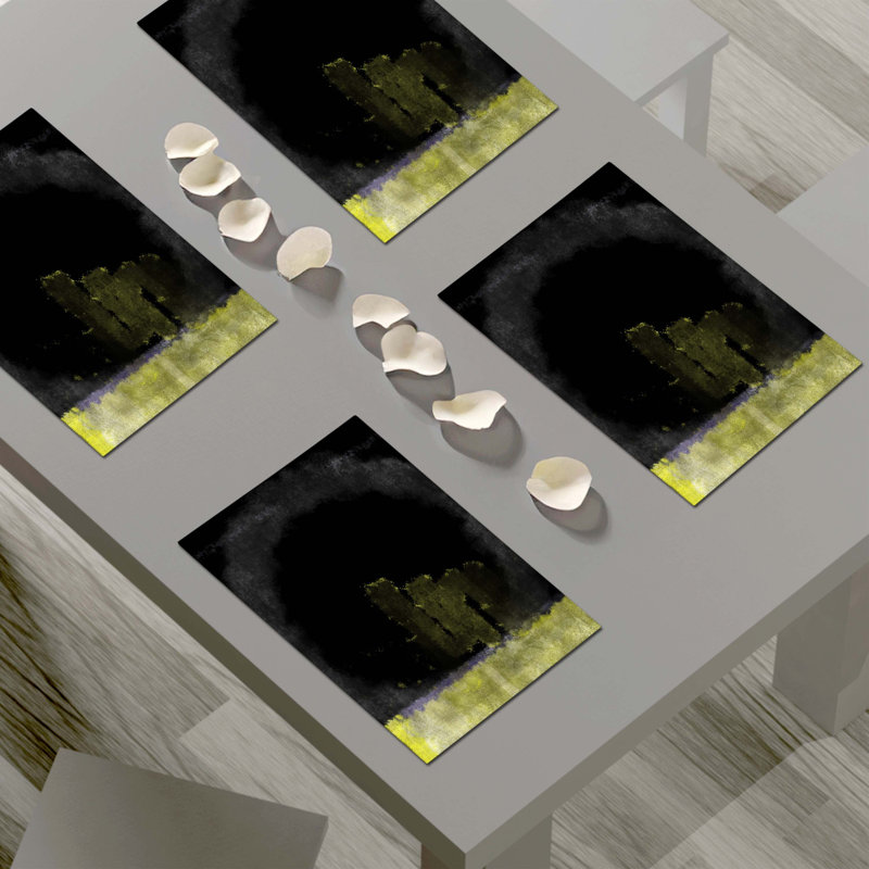 Napperon abstrait en polyester