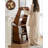 Freestanding Folding Ladder Storage Shelf