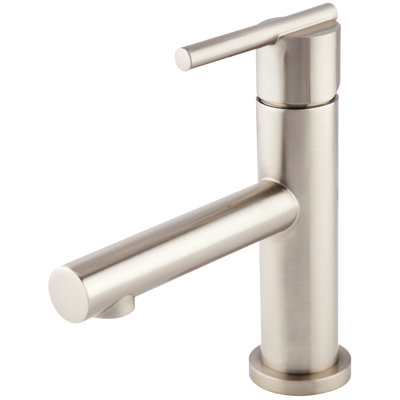 Gerber Parma Single Hole Bathroom Faucet With Drain Assembly In Brushed Nickel