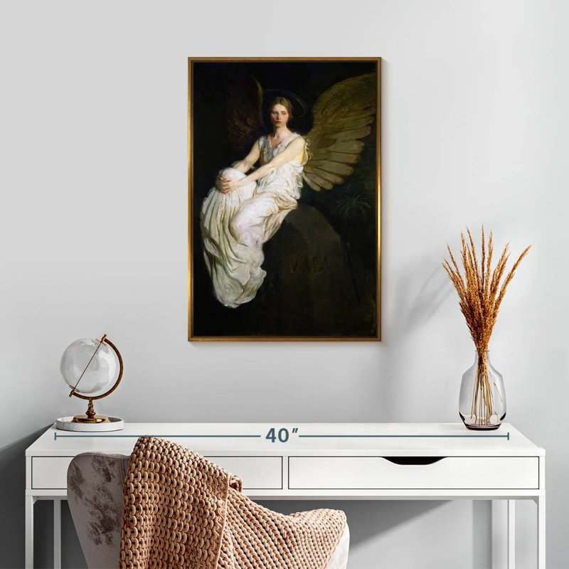 Stevenson Memorial 1903, 17" x 25", Floating Frame Gold