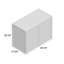 Spa 2 Section Cabinet Laundry Hamper