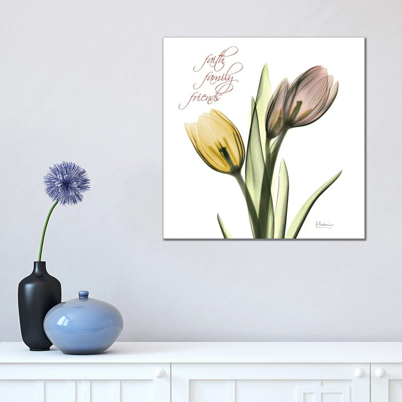 Faith Tulips by Albert Koetsier - Wrapped Canvas Print, 45.72 cm H x 45.72 cm W x 3.175 cm D