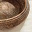 BURMA RATTAN SHALLOW DISPLAY BOWLS