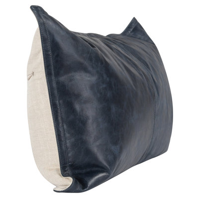 Kosas Home Cheyenne 100% Leather Throw Pillow