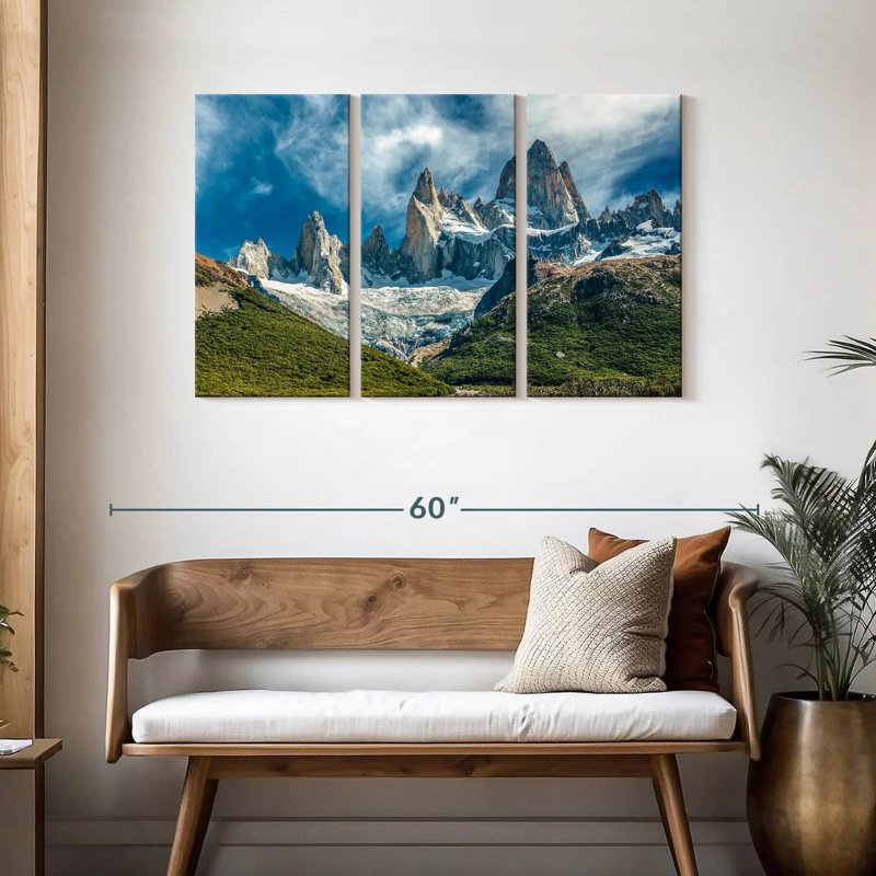 Alvord Snowy Mountain Fitz Roy, 28" H x 45" W