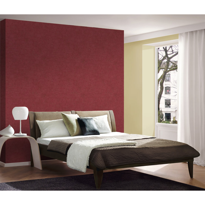 Rouleau de papier peint Mihalis, Rouge, L 33 pi x l 21 po