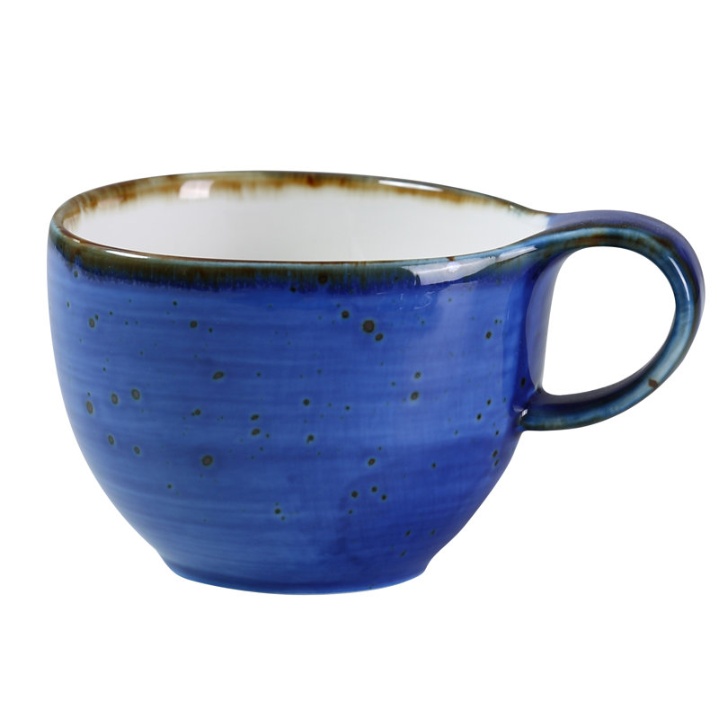 Lyon Porcelain Coffee Mug, Blue