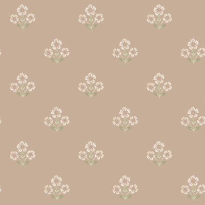 Papier peint à motif marguerite non collé