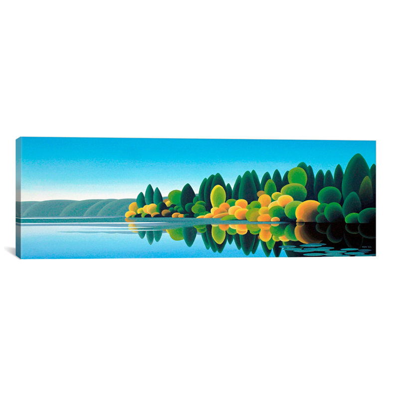 « prospect lake » par reproduction d’art sur toile Ron Parker, H 16 po x l 48 po x P 1,5 po, Toile tendue