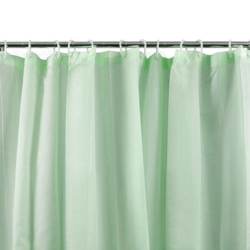 Intars Polyester Shower Curtain, Aqua