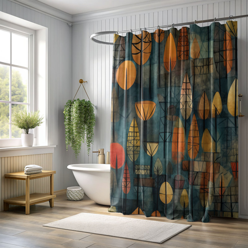 Rideau de douche Imahni, H 74 po x l 71 po