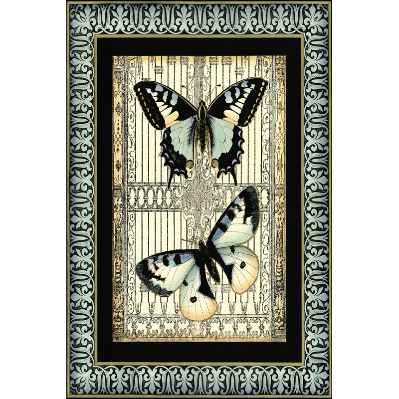 Small Butterfly Fancy II by Vision Studio - Wrapped Canvas Print, 46cm H x 30cm W x 3.8cm D